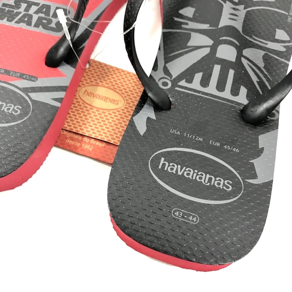 Havaianas Star Wars Flip Flops Thongs Darth Vadar - Picture 2 of 3